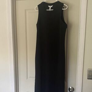 Spanx Air Essentials Black Sleeveless Maxi Dress size Large NWT!